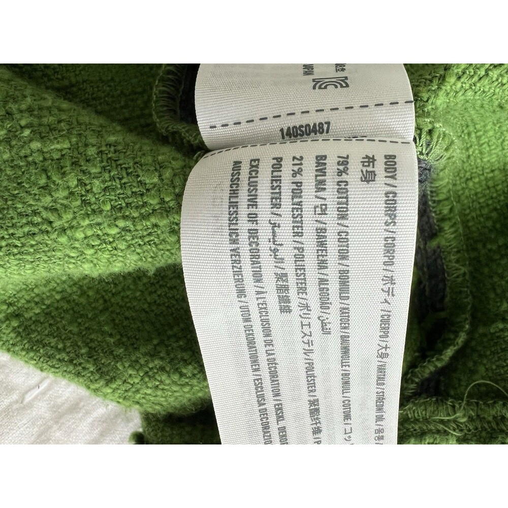 Abercrombie Bright Green Textured Button Down XS - Picture 7 of 8